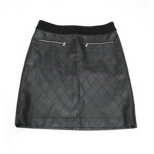 Faux leather skirt from Ann Taylor